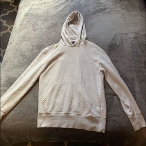 grey hoodie